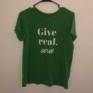 aerie real soft graphic tee